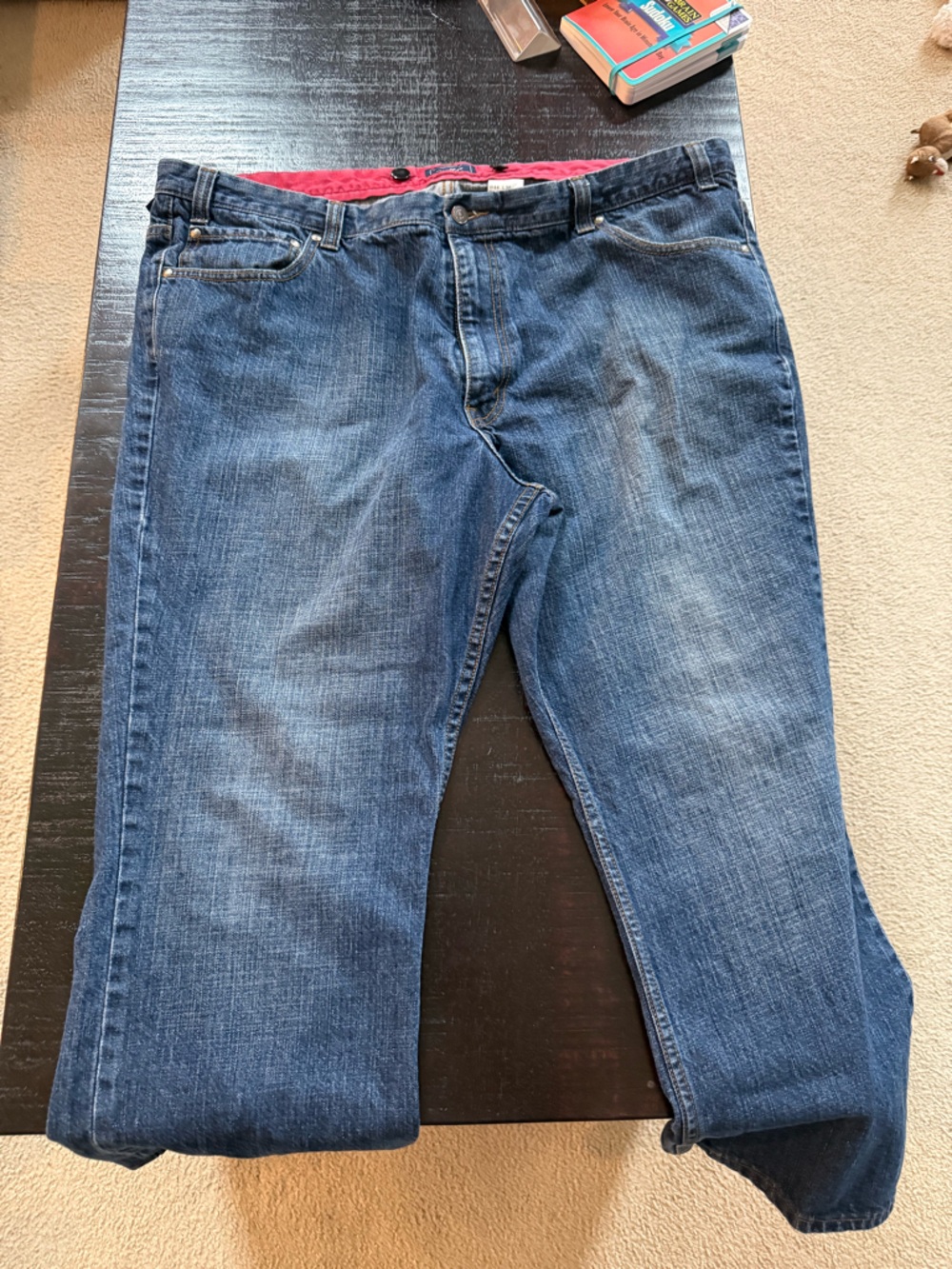 Dockers Men's Relaxed Fit Blue Jeans
